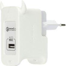 Зарядний пристрій Momax U. Bull QC2.0 USB EU 2.4 A White (UM1SEUW)