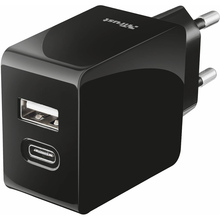 Зарядний пристрій TRUST URBAN Fast Dual USB-C & USB 17W (21589)