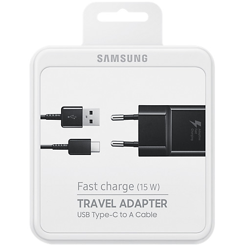 Зарядное устройство SAMSUNG EP-TA20EBECGRU AFC with Type-C cable Выходной разъем USB 