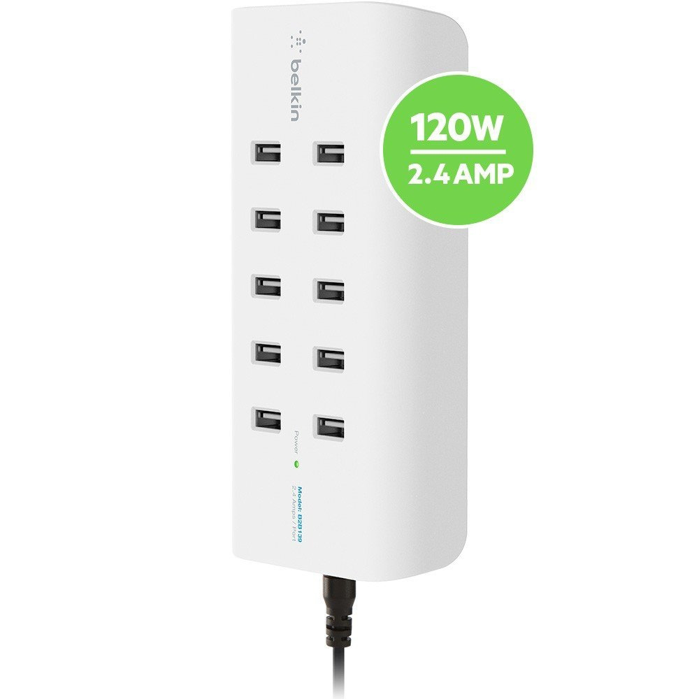 Зарядное устройство BELKIN RockStar 10 PORT USB-A (B2B139vf) Тип сетевое зарядное устройство