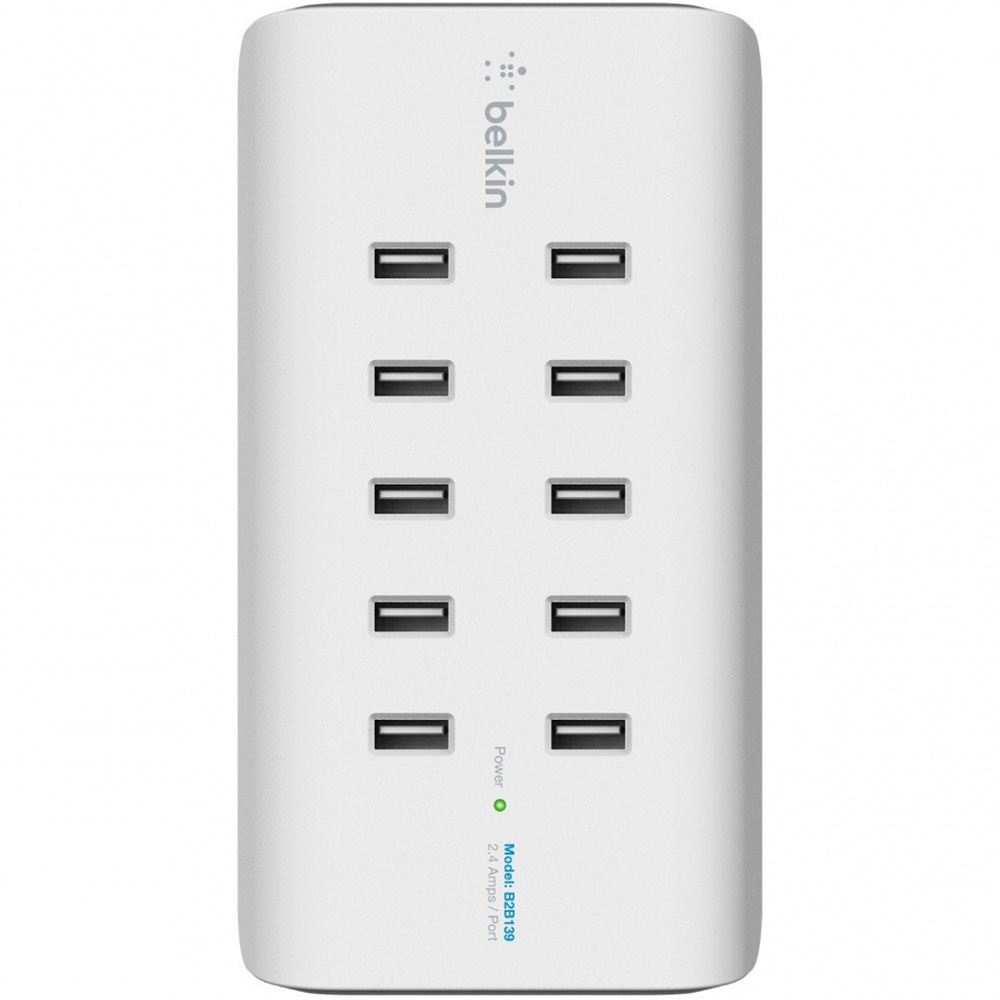 Зарядное устройство BELKIN RockStar 10 PORT USB-A (B2B139vf) Выходной разъем USB 