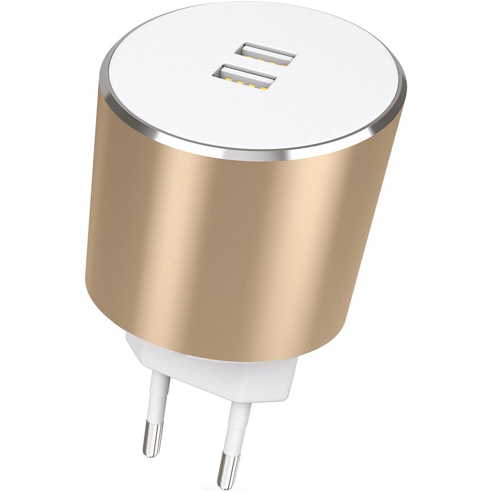 Зарядное устройство KIT Platinum USB Charger Gold (USBMCALUEU3GD)