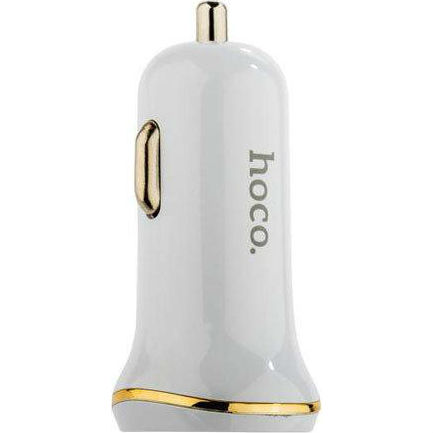 Зарядное устройство HOCO Car charger Z1 micro 2USB series 2.1A White