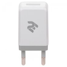 Зарядний пристрій 2E USB Wall Charger DC5V white(2E-WC1USB1A-W)