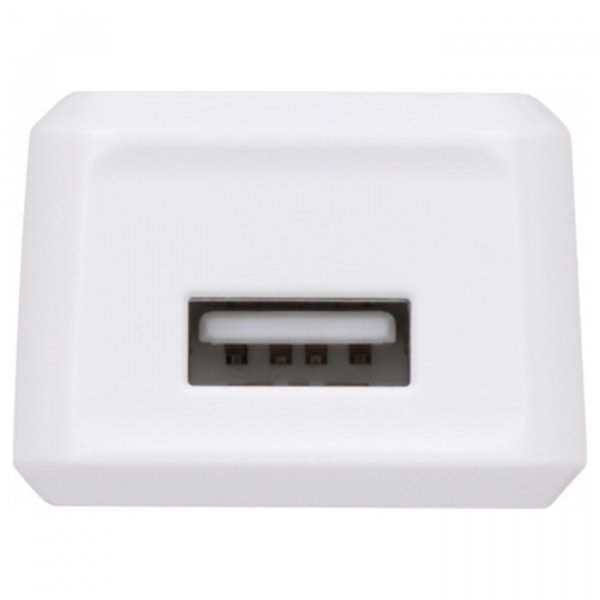 Зарядний пристрій 2E USB Wall Charger DC5V white(2E-WC1USB1A-W) Кабель відсутній