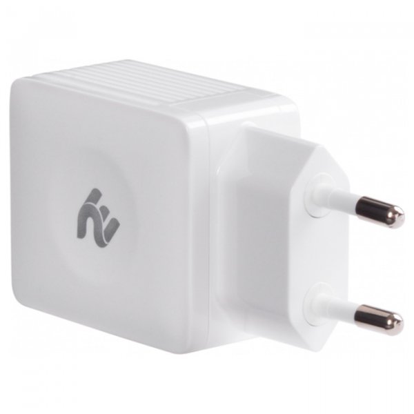 Зарядний пристрій 2E Wall for2 USB - DC5.0V/4.2 A white (2E-WC4USB-W)