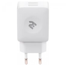 Зарядний пристрій 2E Wall for2 USB - DC5.0V/4.2 A white (2E-WC4USB-W)