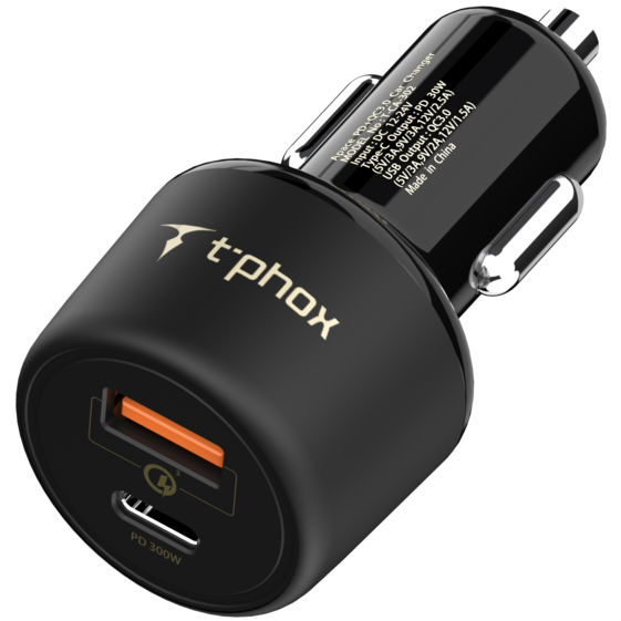 

Зарядное устройство T-PHOX 48W Fast Charge TYPE-C PD 30W+QC 3.0 18W (Apace Car 48W), 48W Fast Charge - TYPE-C PD 30W+QC 3.0 18W