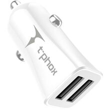 Зарядное устройство T-PHOX Pocket 2.4A Dual USB (Pocket Car Charger)