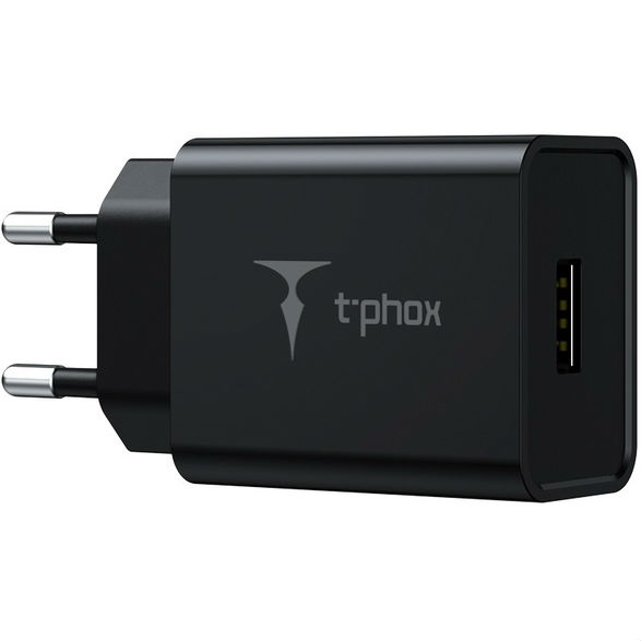 Зарядное устройство T-PHOX Mini 12W 2.4A + Lightning cable 1.2m black (Mini(B)+Lightning) Выходной разъем Lightning
