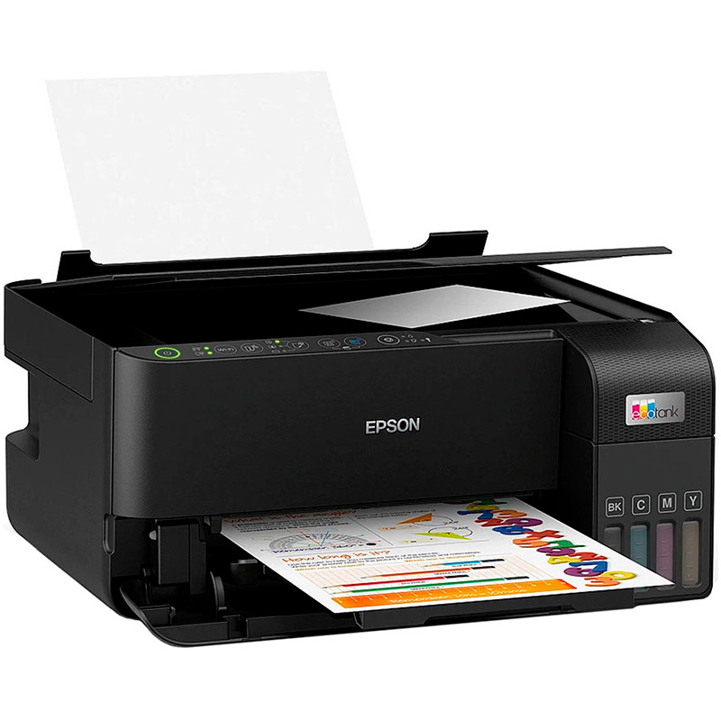 МФУ струйное EPSON EcoTank L3550 WI-FI Black (C11CK59404) Тип печати цветная