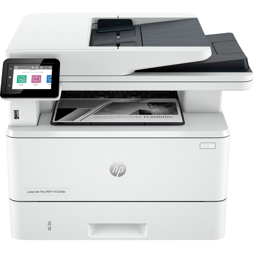 МФУ лазерное HP LaserJet Pro MFP 4103fdn (2Z628A)