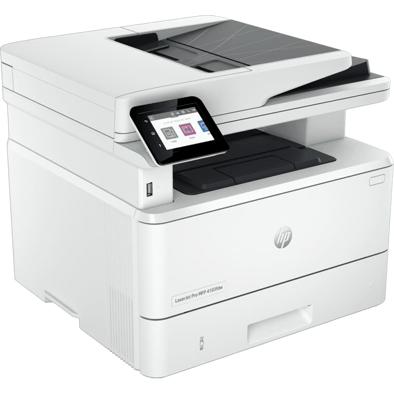 МФУ лазерное HP LaserJet Pro 4103fdw Wi-Fi (2Z629A) Тип печати монохромная