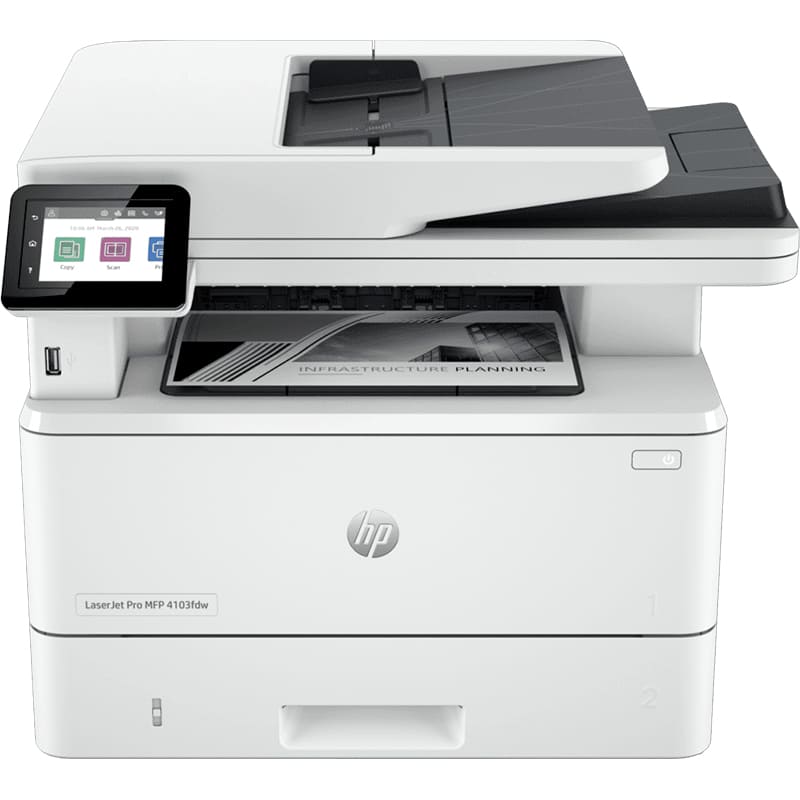 МФУ лазерное HP LaserJet Pro 4103fdw Wi-Fi (2Z629A)