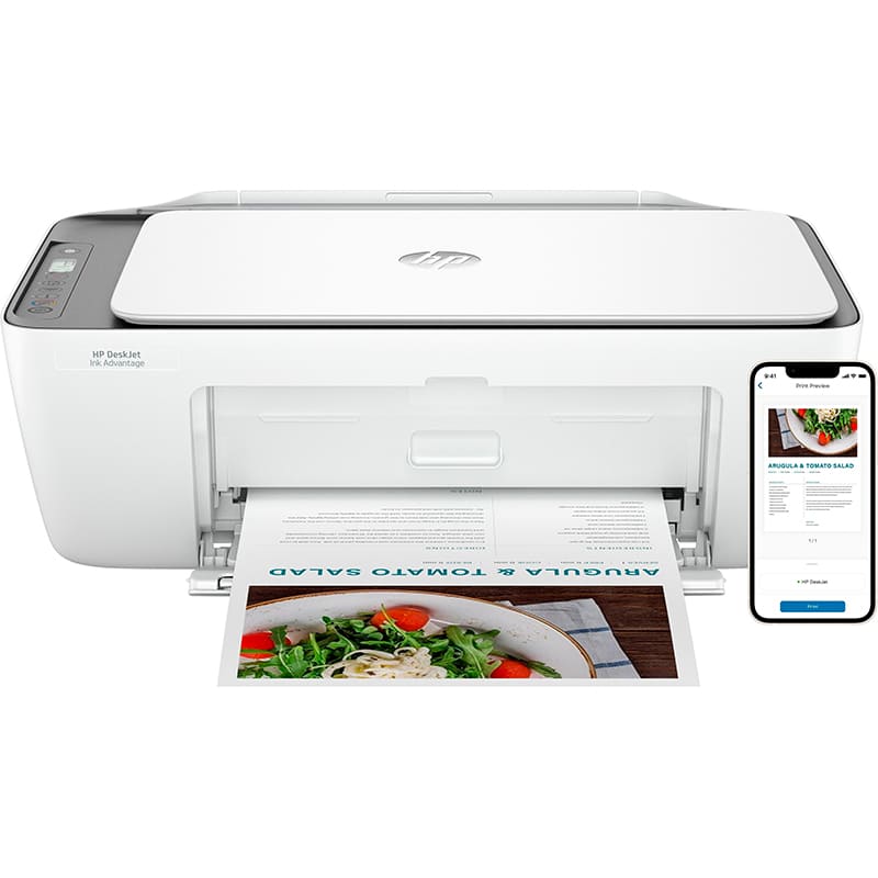 МФУ струменеве HP DeskJet Ink Advantage 2876 Wi-Fi (6W7E6C) Технологія друку струменева