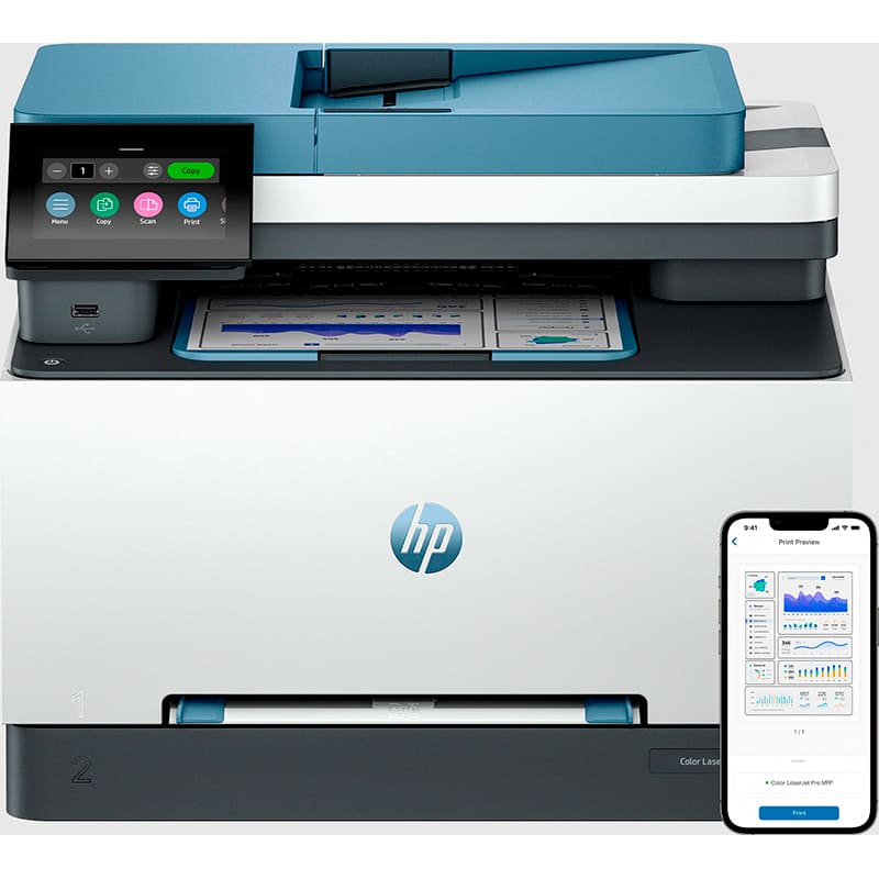 Замовити МФУ лазерне HP Color LaserJet Pro MFP 3303fdn (499M7A)