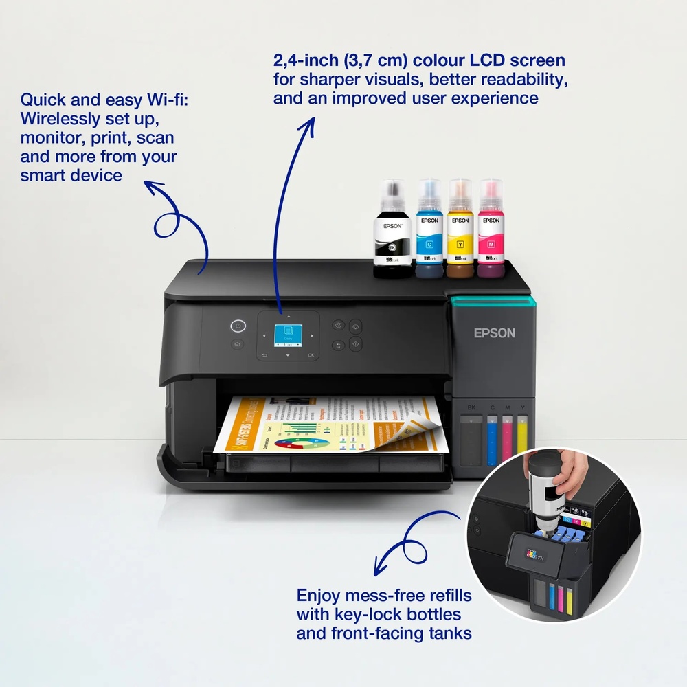 Изображение МФУ струйное EPSON L4360 (C11CL41411)