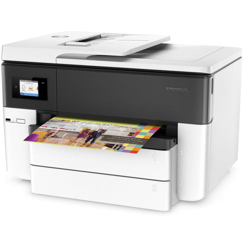 БФП струменевий HP OfficeJet Pro 7740 Wi-Fi (G5J38A) Технологія друку струменева