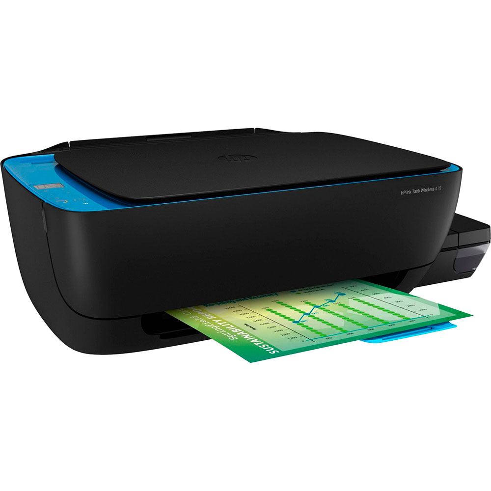 БФП струменевий HP Ink Tank 419 c Wi-Fi (Z6Z97A) Максимальний формат носія A4 (297 х 210 мм)