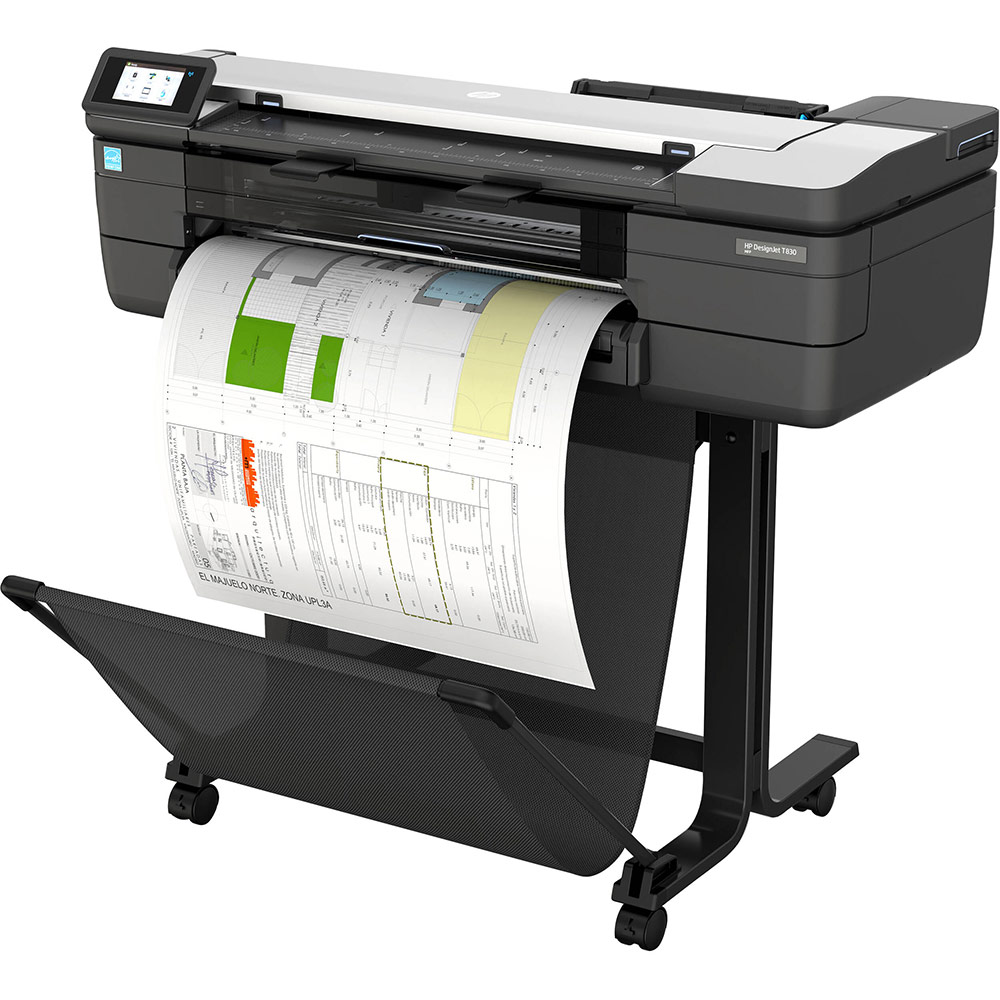 БФП струменевий HP DesignJet T830 Wi-Fi (F9A28D) Тип друку кольорова