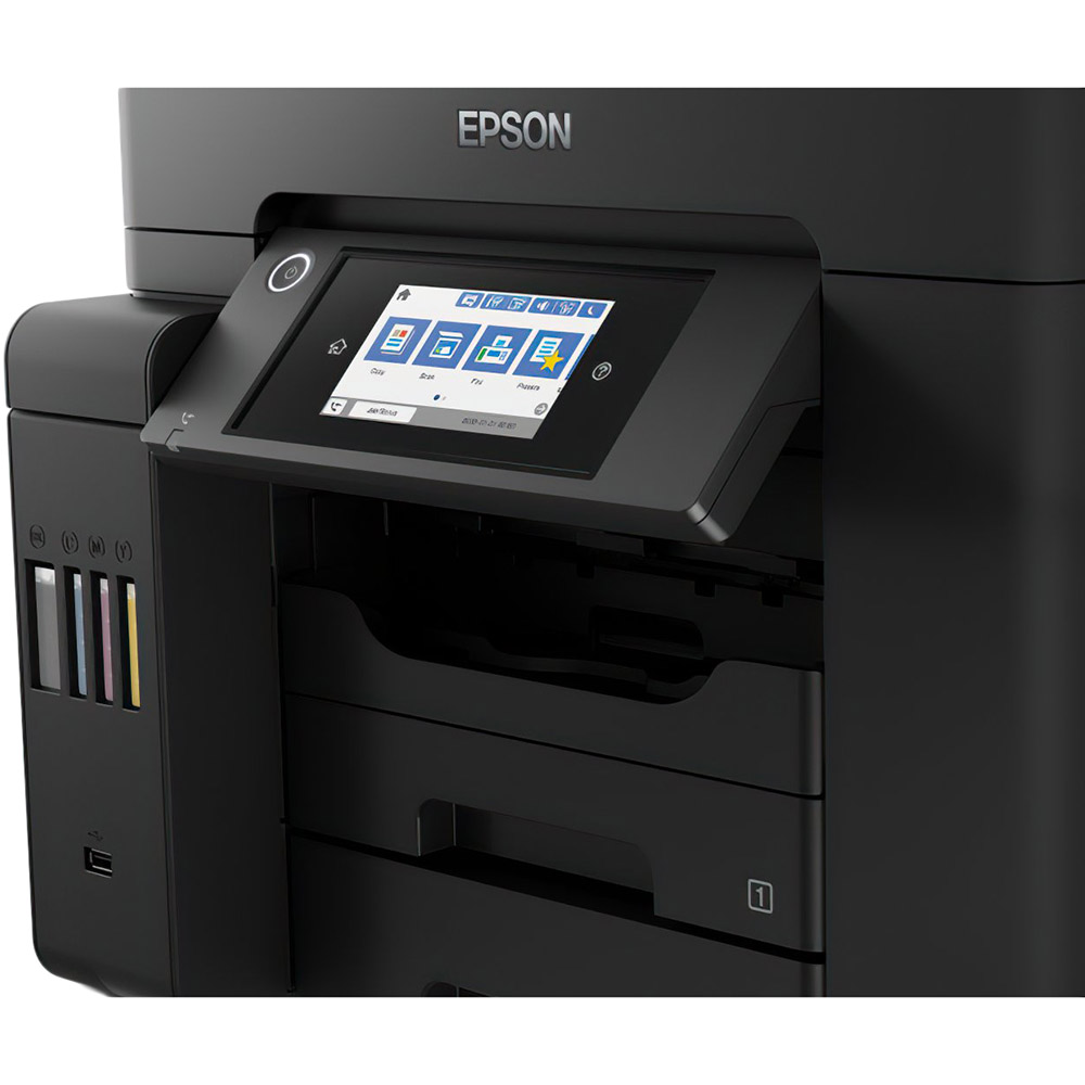 Фото МФУ струйное EPSON EcoTank L6550 Wi-Fi Black (C11CJ30404)