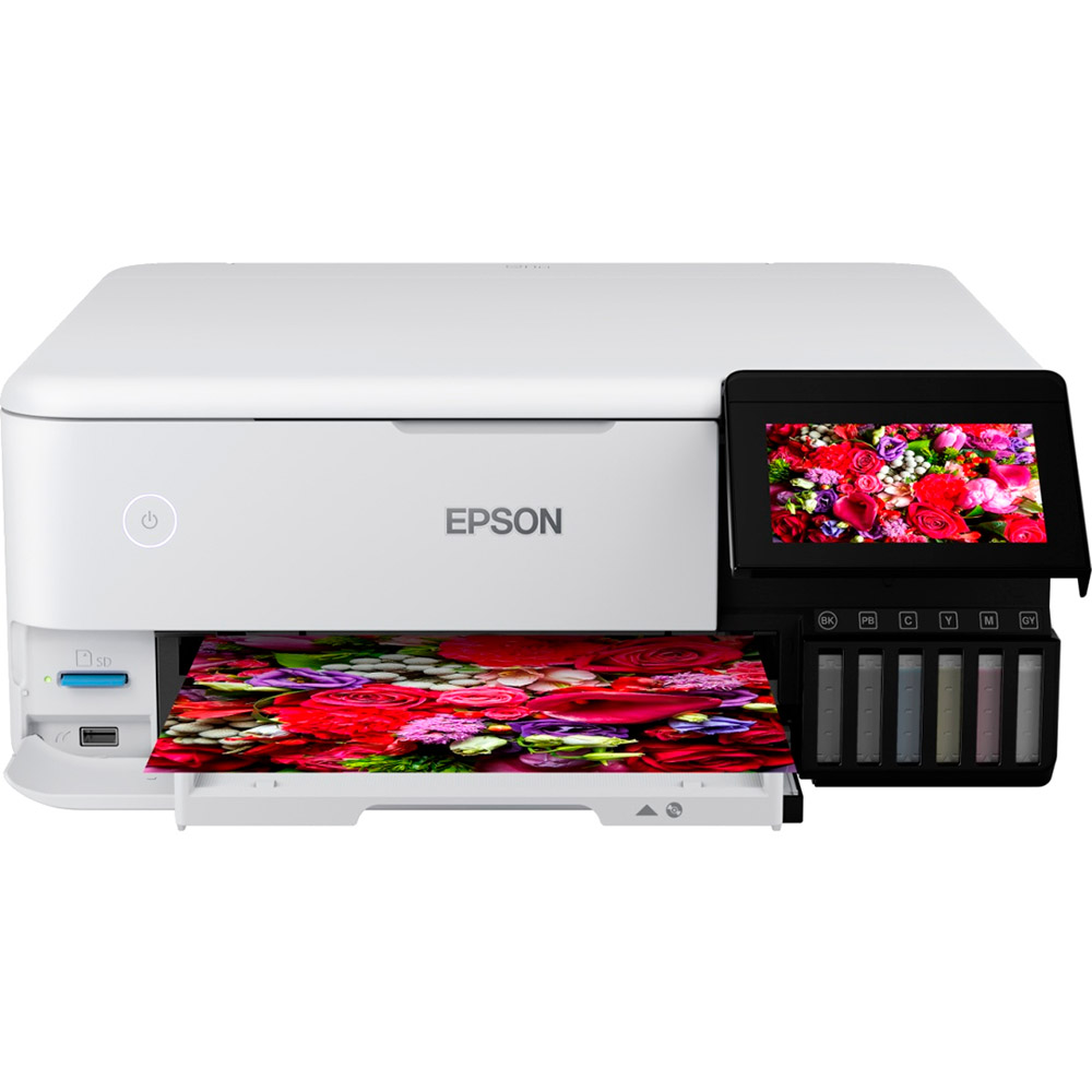 МФУ струйное EPSON EcoTank L8160 Wi-Fi White (C11CJ20404) Технология печати струйная