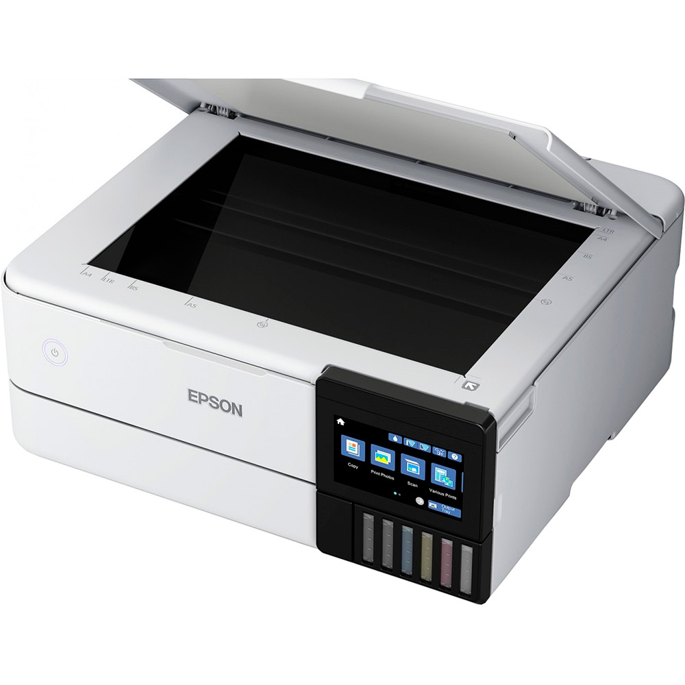 МФУ струйное EPSON EcoTank L8160 Wi-Fi White (C11CJ20404) Максимальное качество печати 5760 х 1440