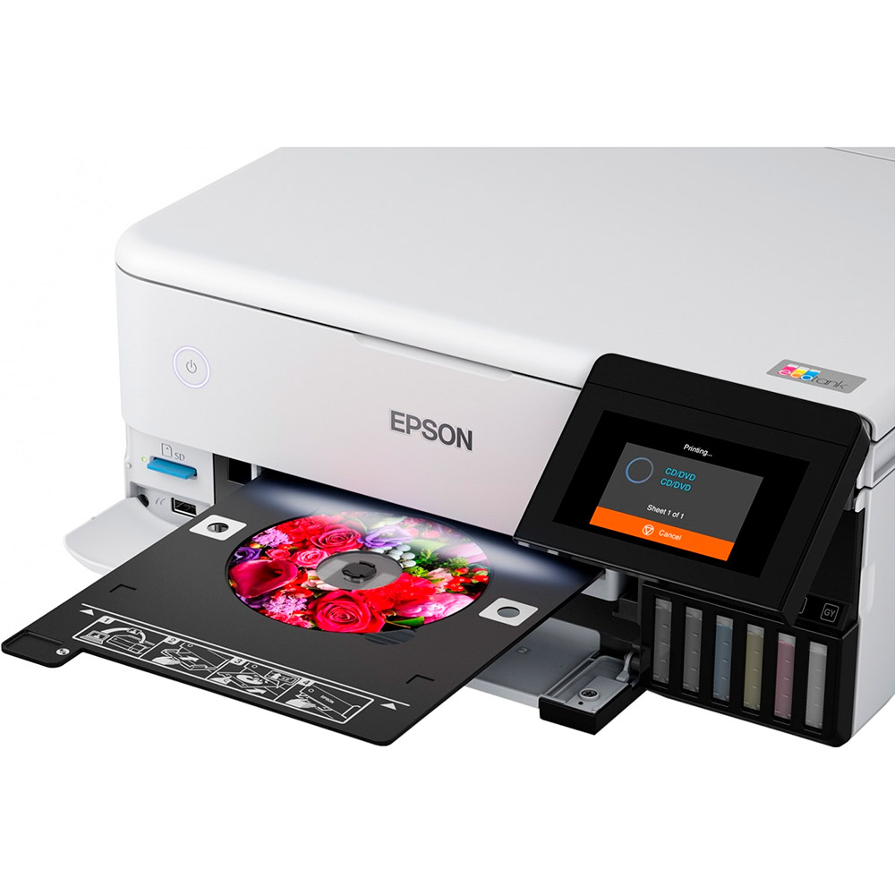 Заказать МФУ струйное EPSON EcoTank L8160 Wi-Fi White (C11CJ20404)