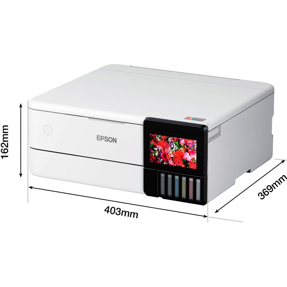 В интернет магазине МФУ струйное EPSON EcoTank L8160 Wi-Fi White (C11CJ20404)