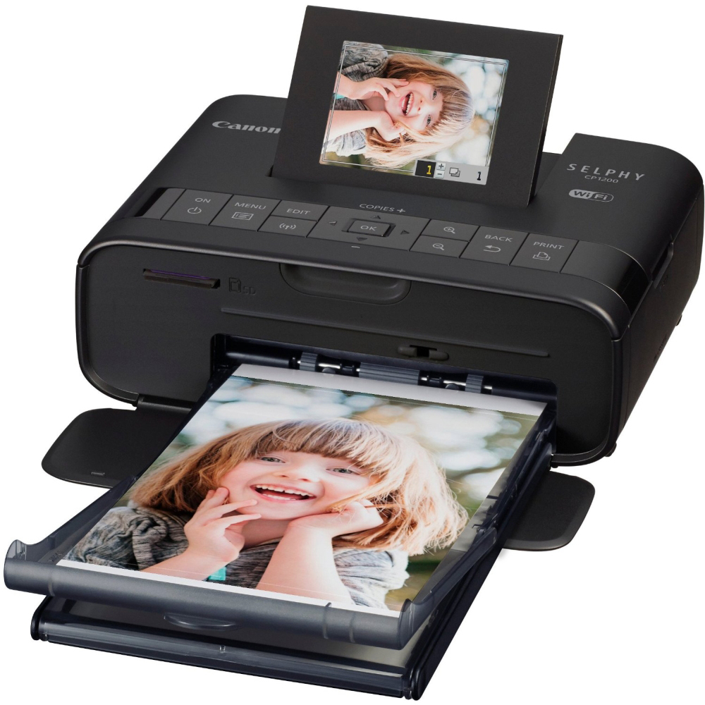 Принтер термосублимационный CANON Selphy CP-1200 Digital Printer (0599C012AA) Black Тип печати цветная