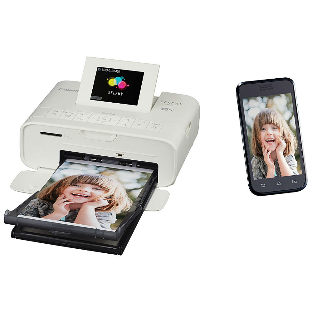 Принтер термосублимационный CANON Selphy CP-1200 Digital Printer (0600C011AA)White Время печати фото 10х15 см 47