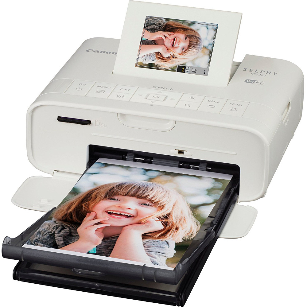 Принтер термосублімаційний CANON Selphy CP-1200 Digital Printer KIT (0600C014AA) White Тип друку кольорова