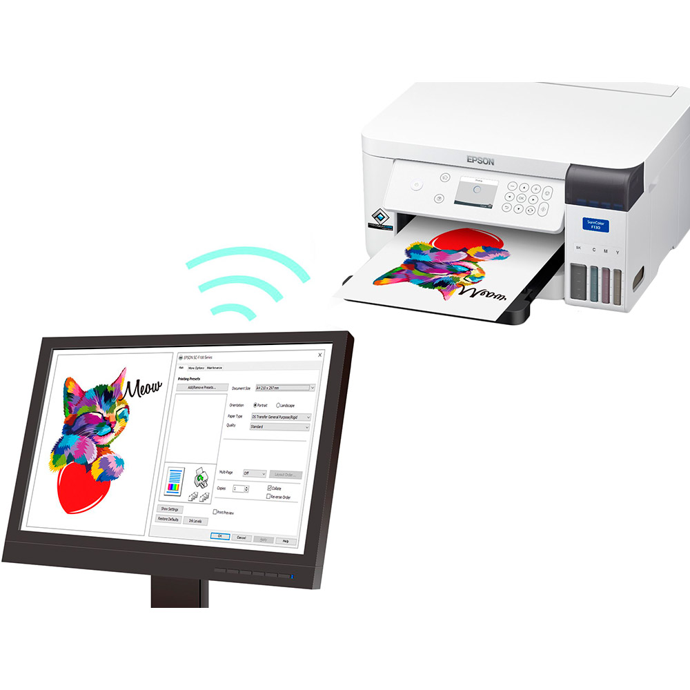 Принтер струменевий EPSON SureColor SC-F100 WI-FI (C11CJ80302) Кількість картриджів 4
