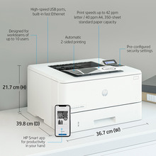 Принтер лазерний HP LJ Pro M4003dw з Wi-Fi (2Z610A)