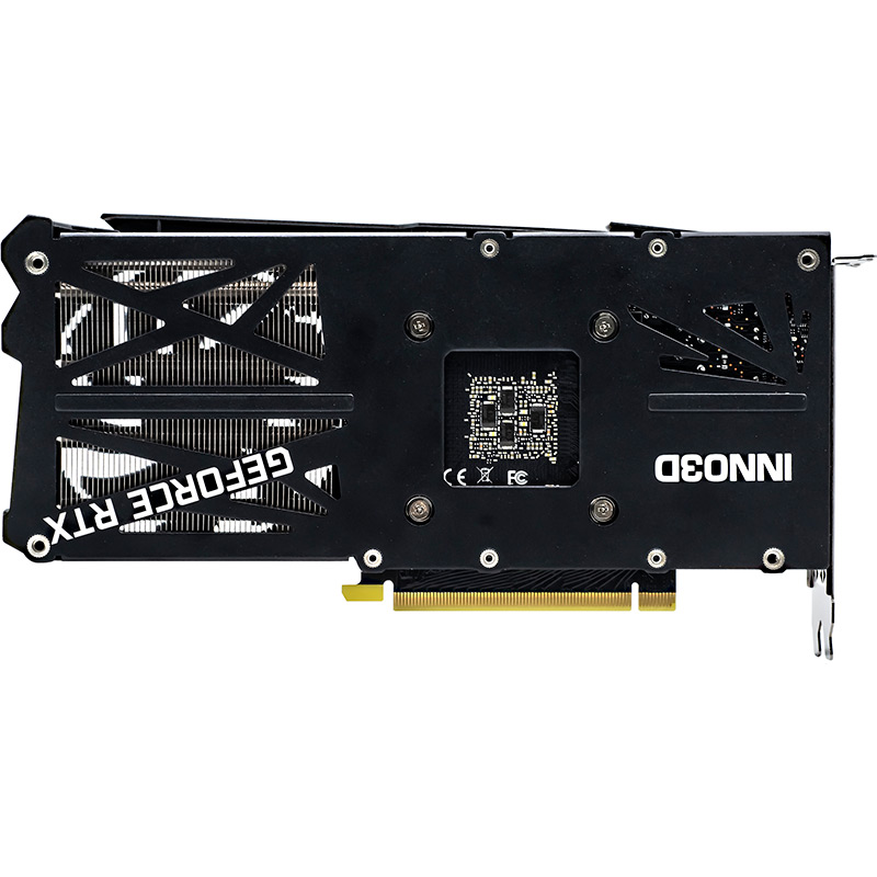 Видеокарта INNO3D GeForce RTX3060 Twin X2 OC 12GB 192Bit 1792/15000MHz (N30602-12D6X-11902120) Объем встроенной памяти, Гб 12