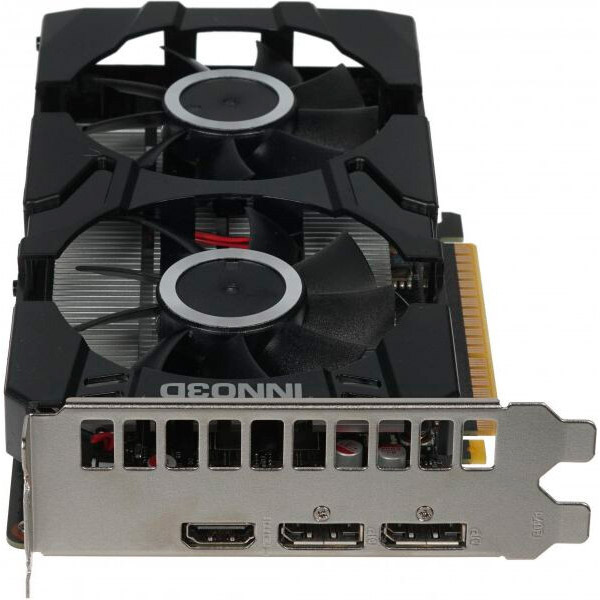 Відеокарта INNO3D GeForce GTX1650 4GB 128bit 1410 / 12000mhz (N16502-04D6X-1177va25) Тип пам'яті GDDR6