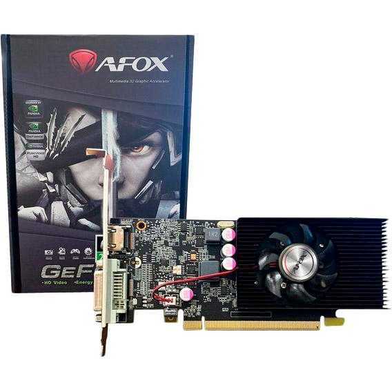 Видеокарта AFOX GeForce GT1030 2GB 64bit 1227/6000 MHz (AF1030-2048D5L7) Тип памяти GDDR5