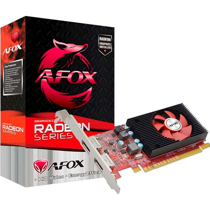 

Видеокарта AFOX Radeon 340 2GB GDDR5 128Bit Dual DP LP Single Fan (AFR7340-2048D5L4), Radeon 340 340 2GB GDDR5 128Bit Dual DP