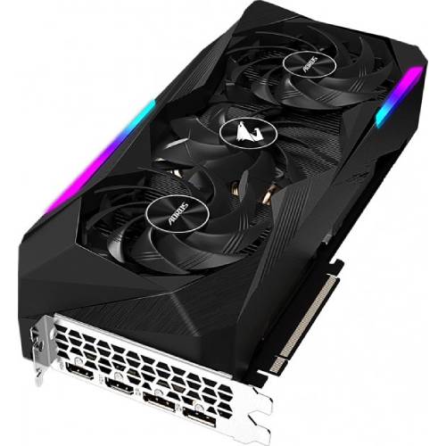 Внешний вид Видеокарта GIGABYTE AORUS Radeon RX 6800 MASTER 16GB (GV-R68AORUS M-16GD)
