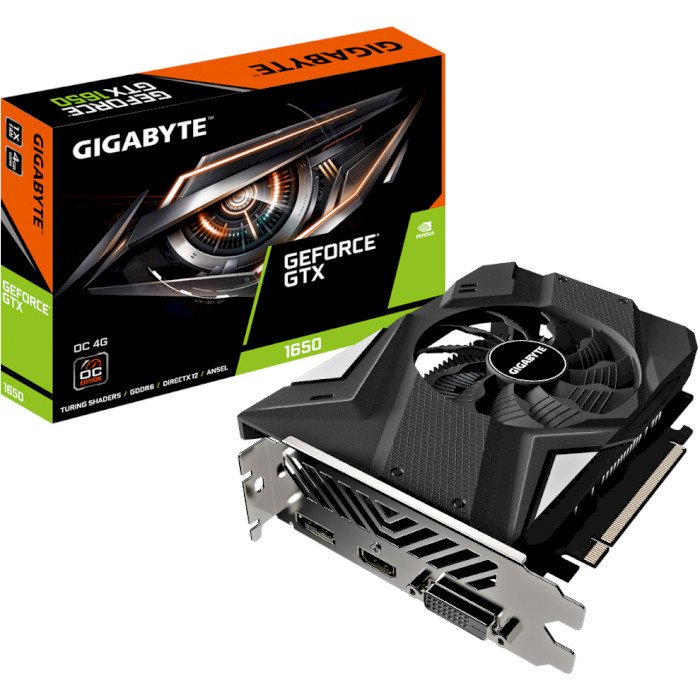 

Видеокарта GIGABYTE GeForce GTX 1650 D6 OC 4GB (rev. 2.0) (GV-N1656OC-4GD V2.0), GeForce GTX 1650 D6 OC 4GB (rev. 2.0)