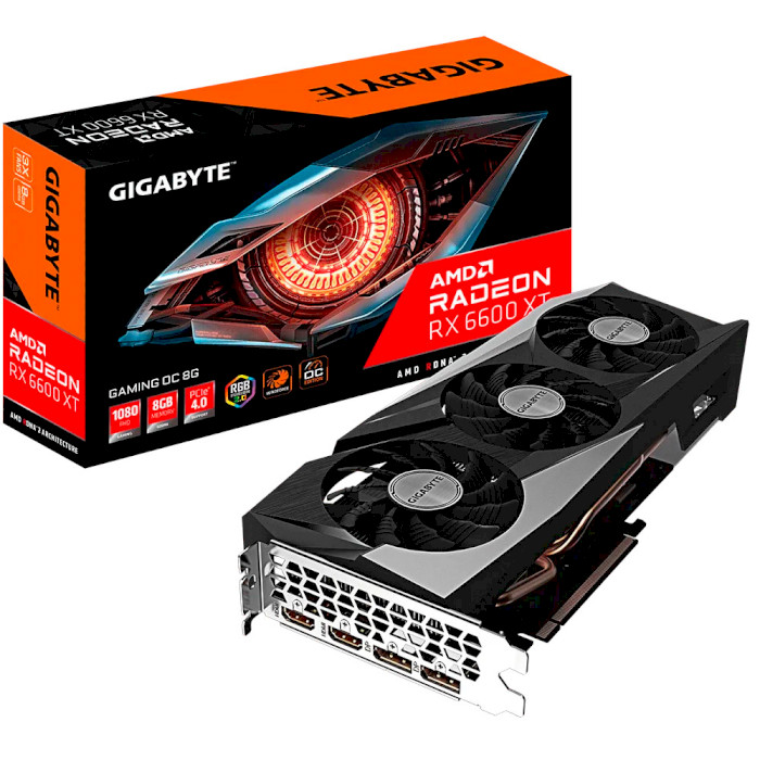 

Видеокарта GIGABYTE Radeon RX 6600 XT GAMINGOC8GB (GV-R66XTGAMING OC-8GD), Radeon RX 6600 XT GAMINGOC8GB