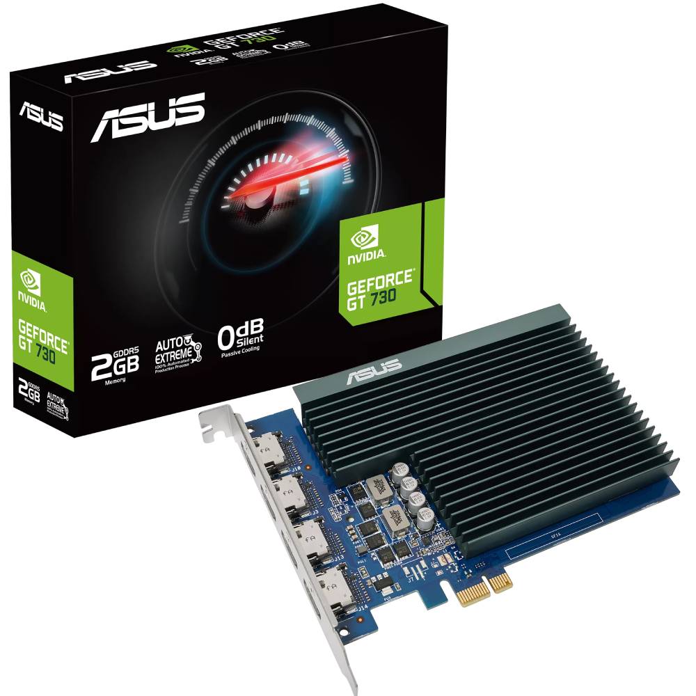 Відеокарта ASUS GeForce GT730 2GB 64bit 5010MHz (GT730-4H-SL-2GD5) Тип пам'яті GDDR5