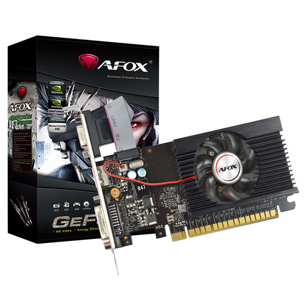 

Видеокарта AFOX Geforce GT710 2GB DDR3 64Bit LP Single Fan (AF710-2048D3L5), Geforce GT710 2GB DDR3 64Bit LP Single Fan