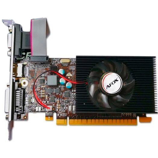 

Видеокарта AFOX Geforce GT730 4GB DDR3 128Bit 700/1333MHz (AF730-4096D3L3), Geforce GT730 4GB DDR3 128Bit LP Single Fan