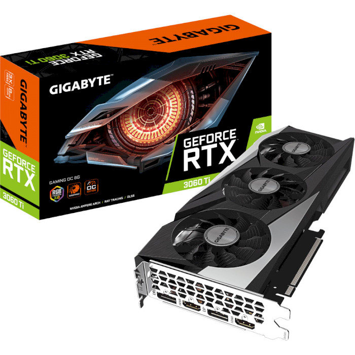 

Видеокарта GIGABYTE LHR! nVIDIA RTX 3060TI 8GB DDR6 256Bit (GV-N306TGAMING OC-8GD rev.2.0), LHR! nVIDIA RTX 3060TI 8GB DDR6 256Bit