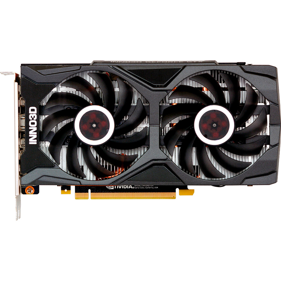 

Видеокарта INNO3D GeForce GTX 1660 SUPER Twin X2 6GB 192bit 1530/140000MHz (N166SK-06D6), GeForce GTX 1660 SUPER Twin X2 6GB GDDR6