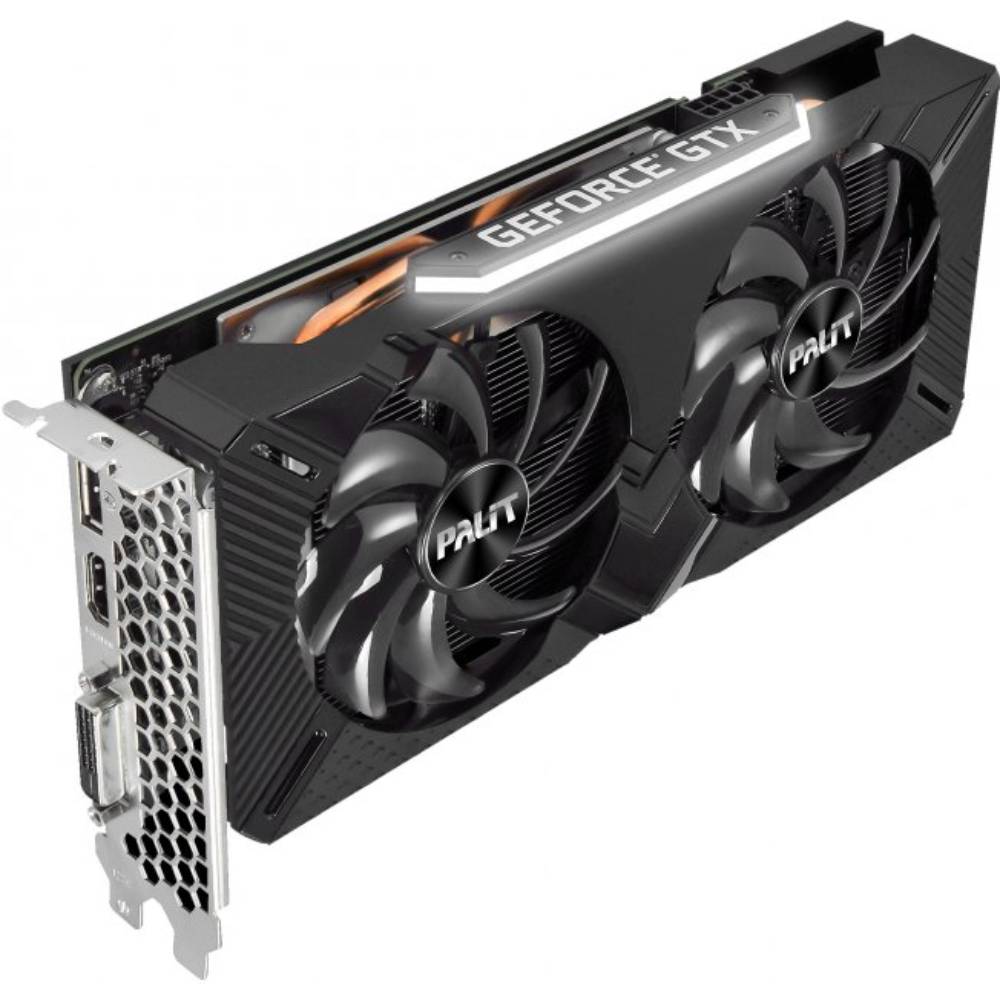 Зовнішній вигляд Відеокарта PALIT GeForce GTX 1660 SUPER GP 6G 192bit 1530/14000MHz (NE6166S018J9-1160A-1)