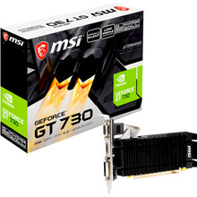 Видеокарта MSI GeForce GT730 2GB DDR3 low profile silent