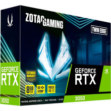 Видеокарта ZOTAC GeForce RTX3050 GAMING Twin Edge 8GB GDDR6 128-bit 14000MHz (ZT-A30500E-10M)