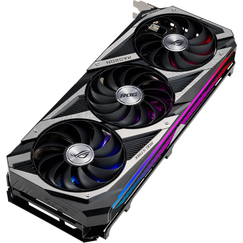 Видеокарта ASUS Radeon RX 6750 XT ROG Strix OC Edition 12GB GDDR6 192-bit  2643/18000MHz (STRIX-RX6750XT-O12G-GAM) Объем встроенной памяти, Гб 12